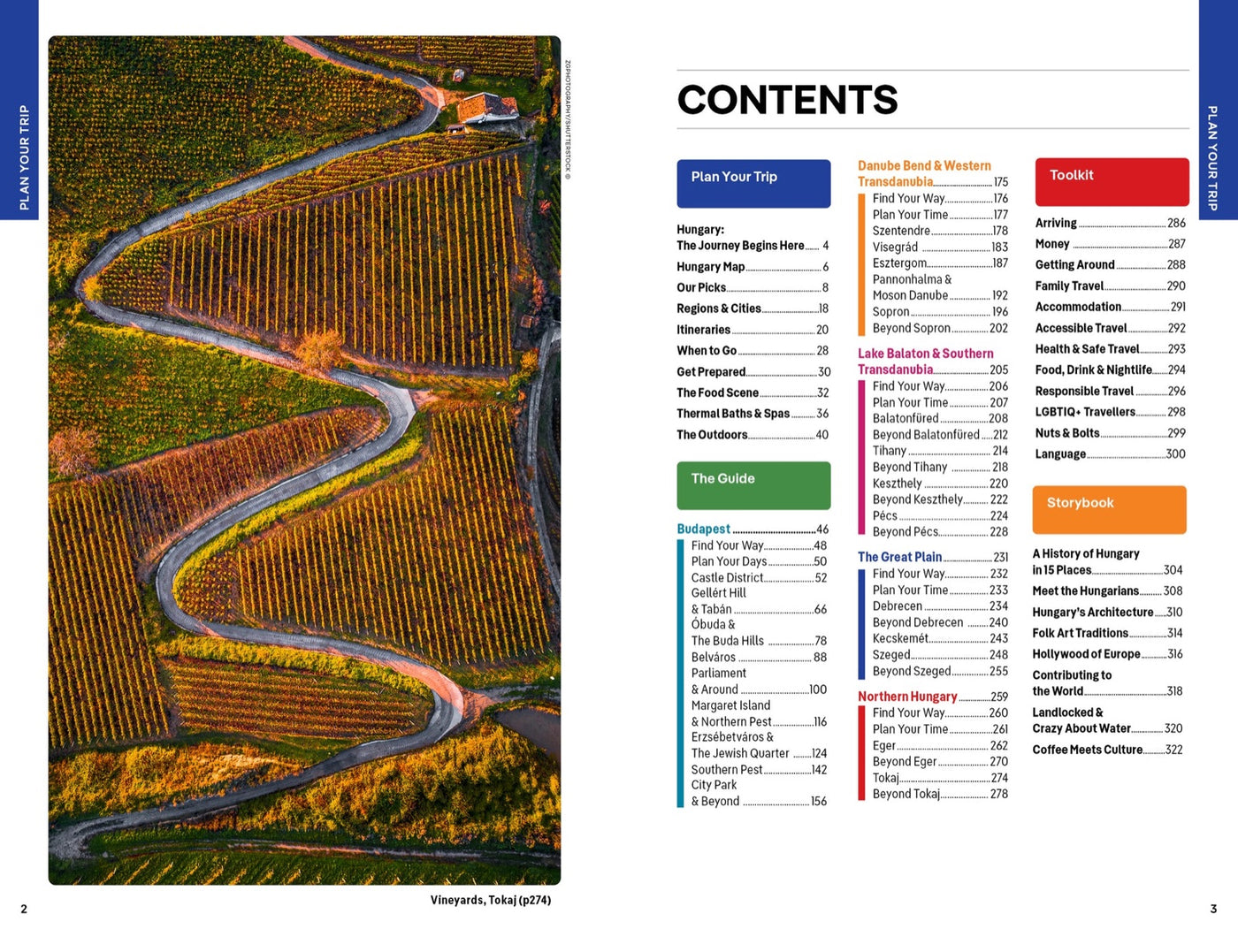 Lonely Planet Budapest & Hungary inside page 1