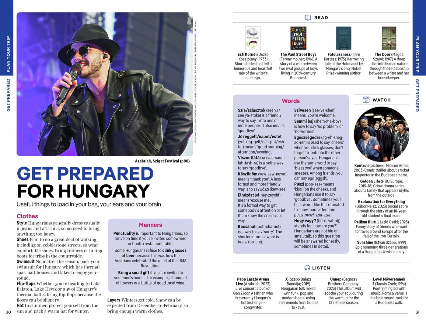 Lonely Planet Budapest & Hungary inside page 7