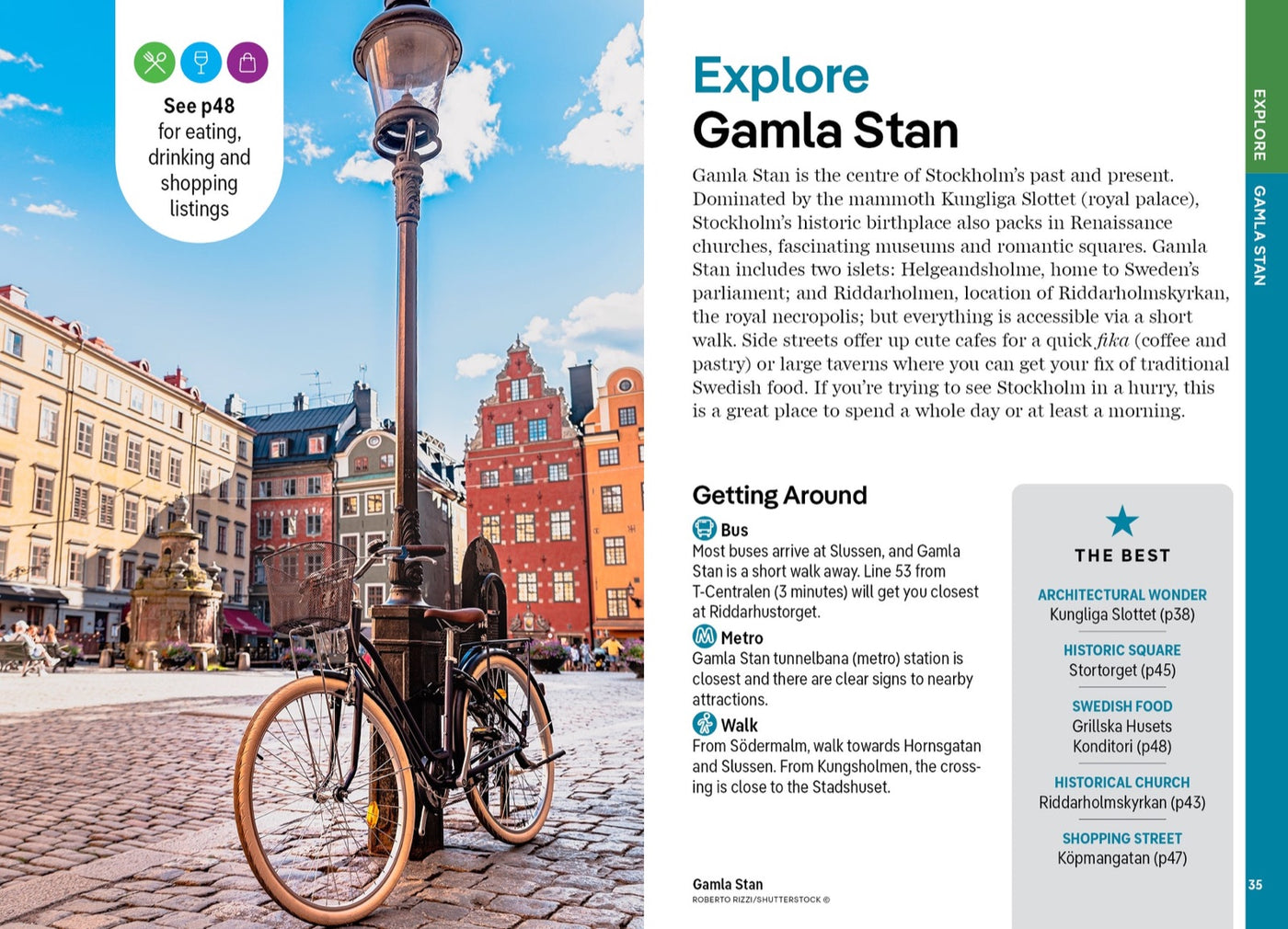 Lonely Planet Pocket Stockholm inside page 8