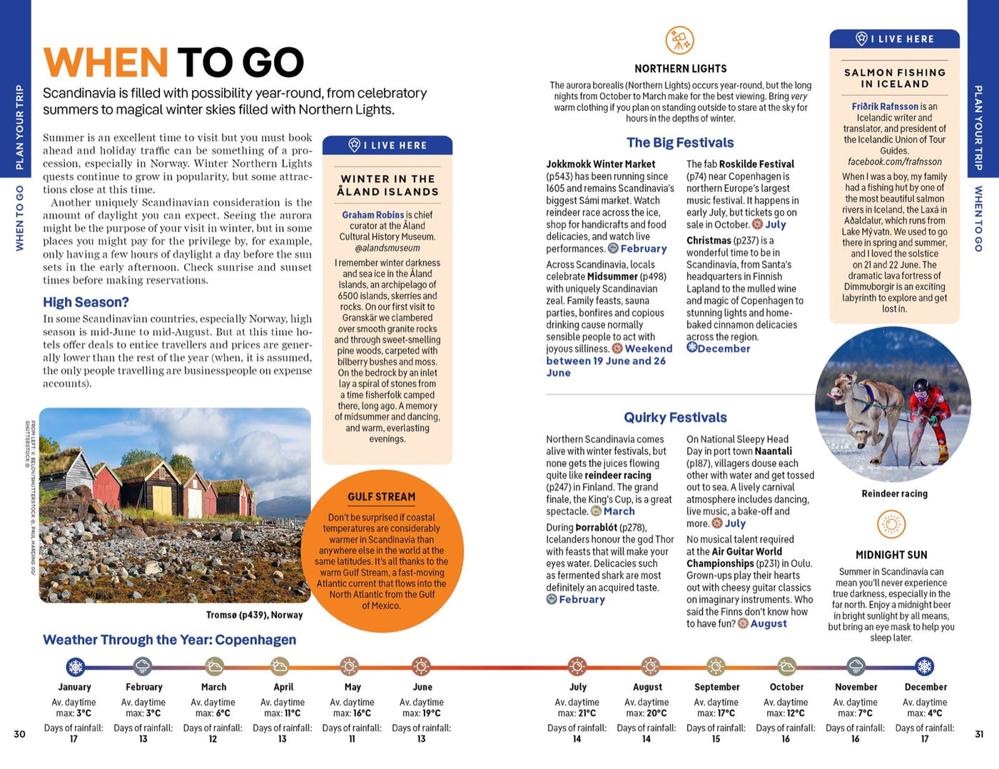 Lonely Planet Scandinavia inside page 6