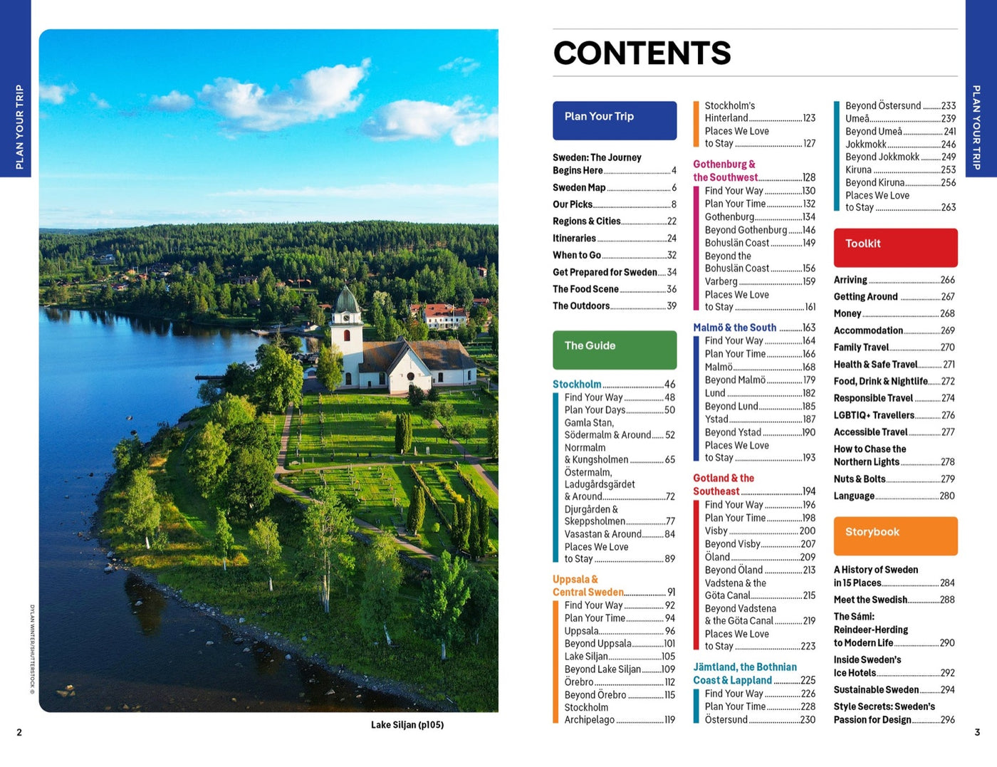 Lonely Planet Sweden inside page 1