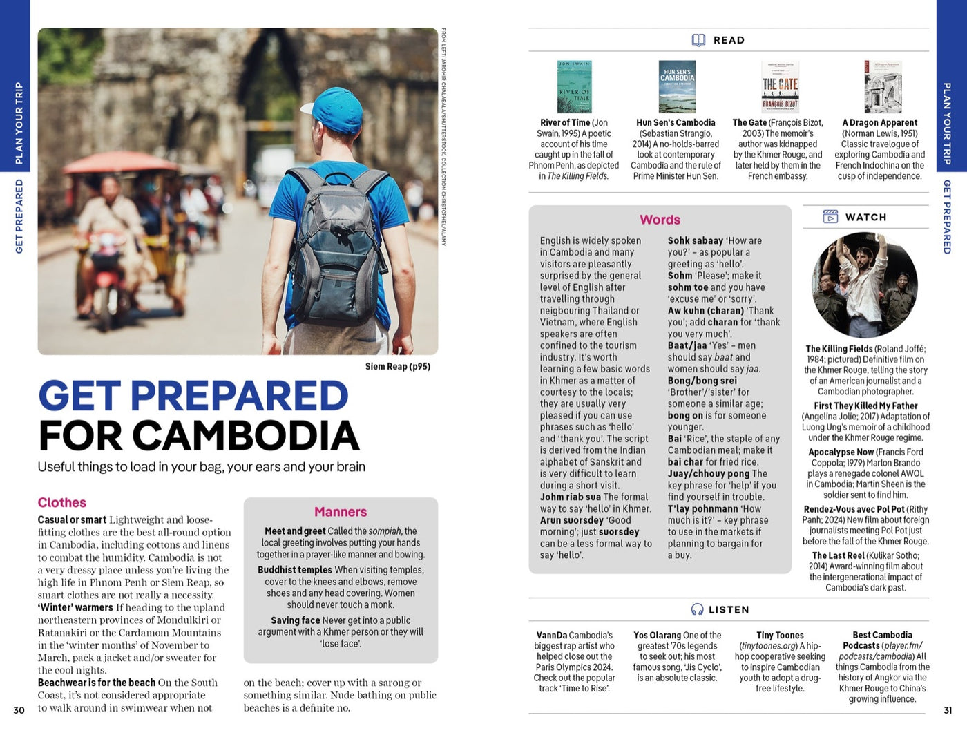 Lonely Planet Cambodia inside page 7