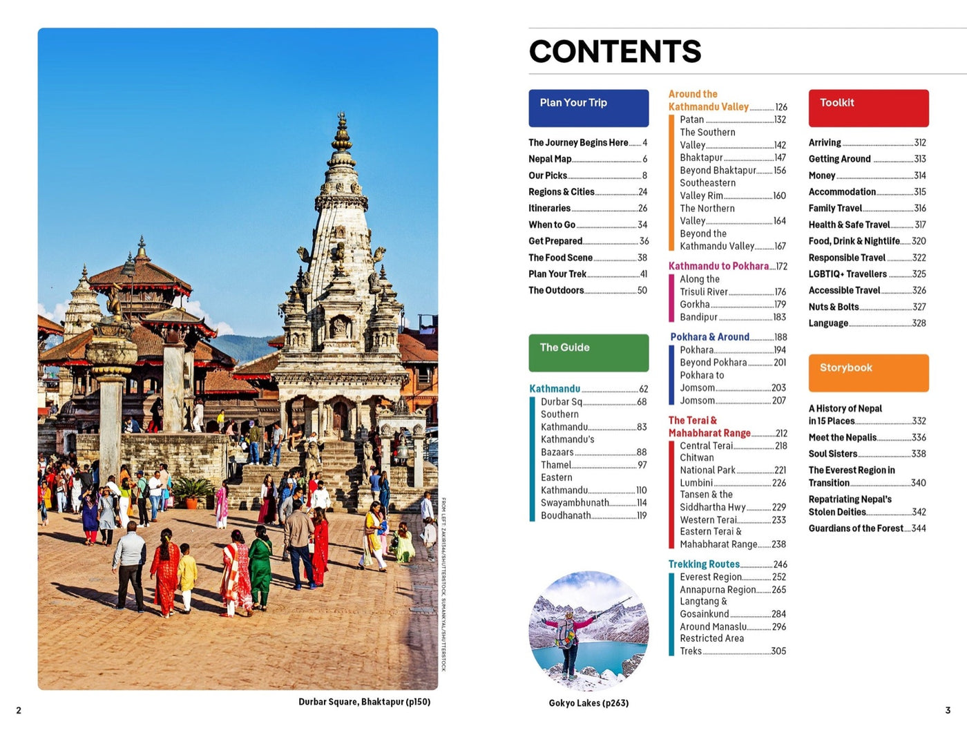Lonely Planet Nepal inside page 1