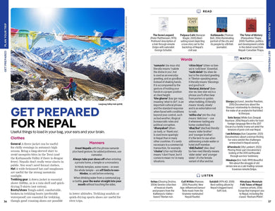 Lonely Planet Nepal inside page 7