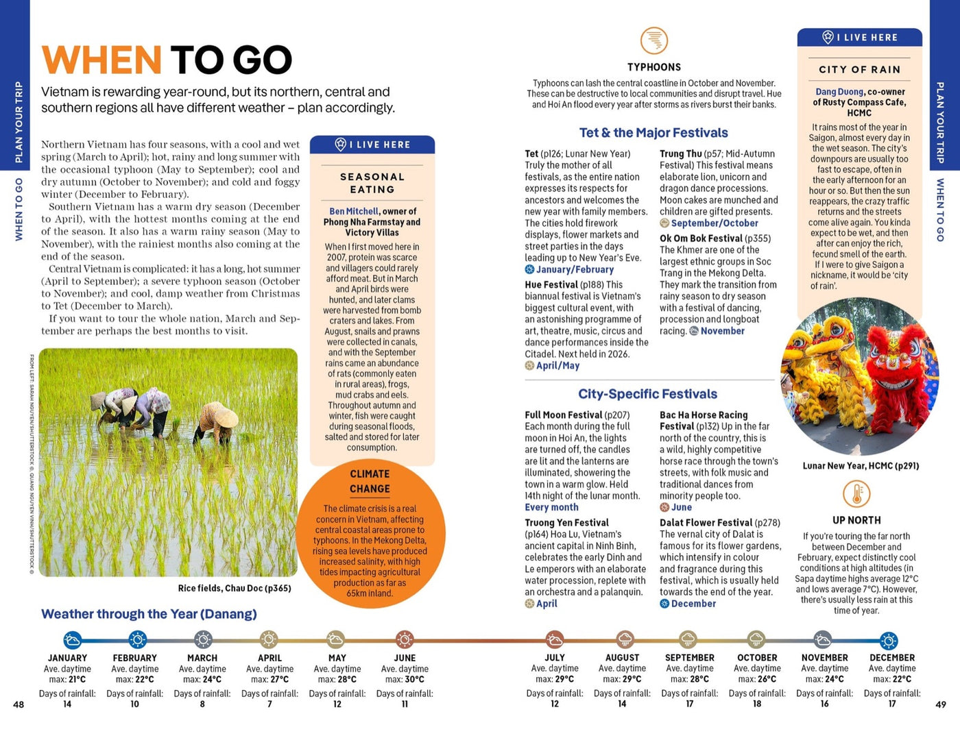 Lonely Planet Vietnam inside page 6