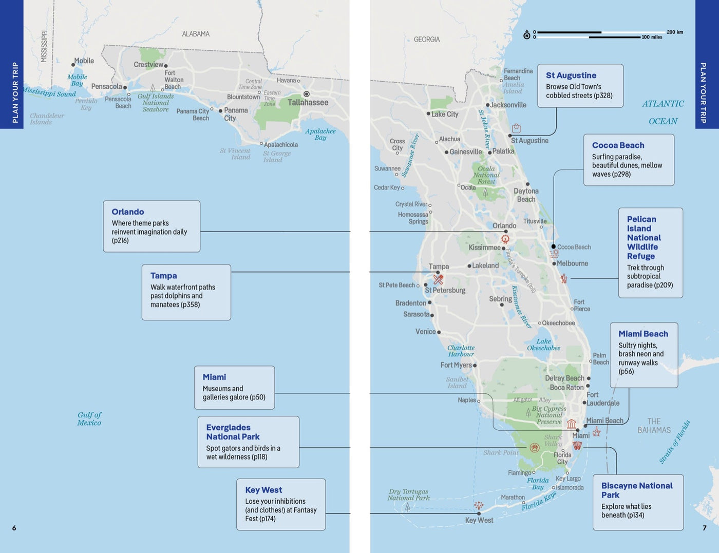 Lonely Planet Florida inside page 3