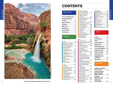 Lonely Planet Southwest USA inside page 1