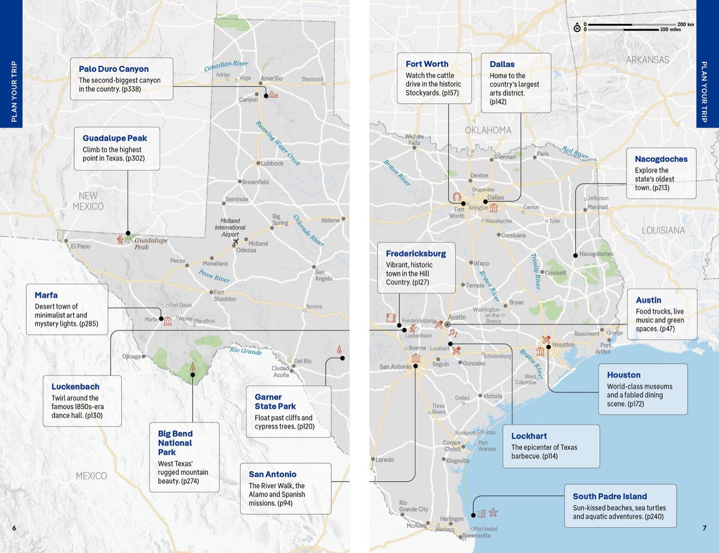 Lonely Planet Texas inside page 3