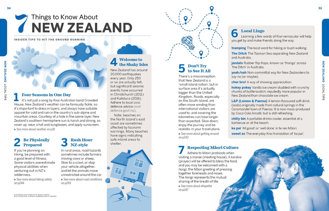 Lonely Planet Experience New Zealand inside page 6