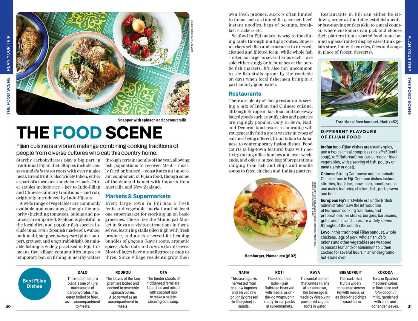 Lonely Planet Fiji inside page 8