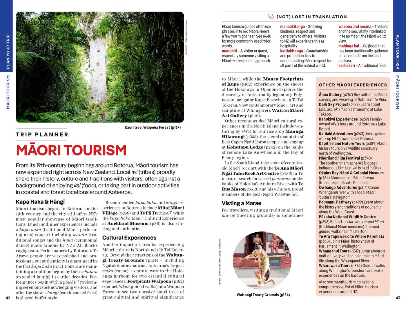 Lonely Planet New Zealand inside page 8