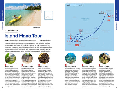 Lonely Planet Tahiti & French Polynesia inside page 5