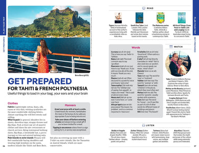 Lonely Planet Tahiti & French Polynesia inside page 7