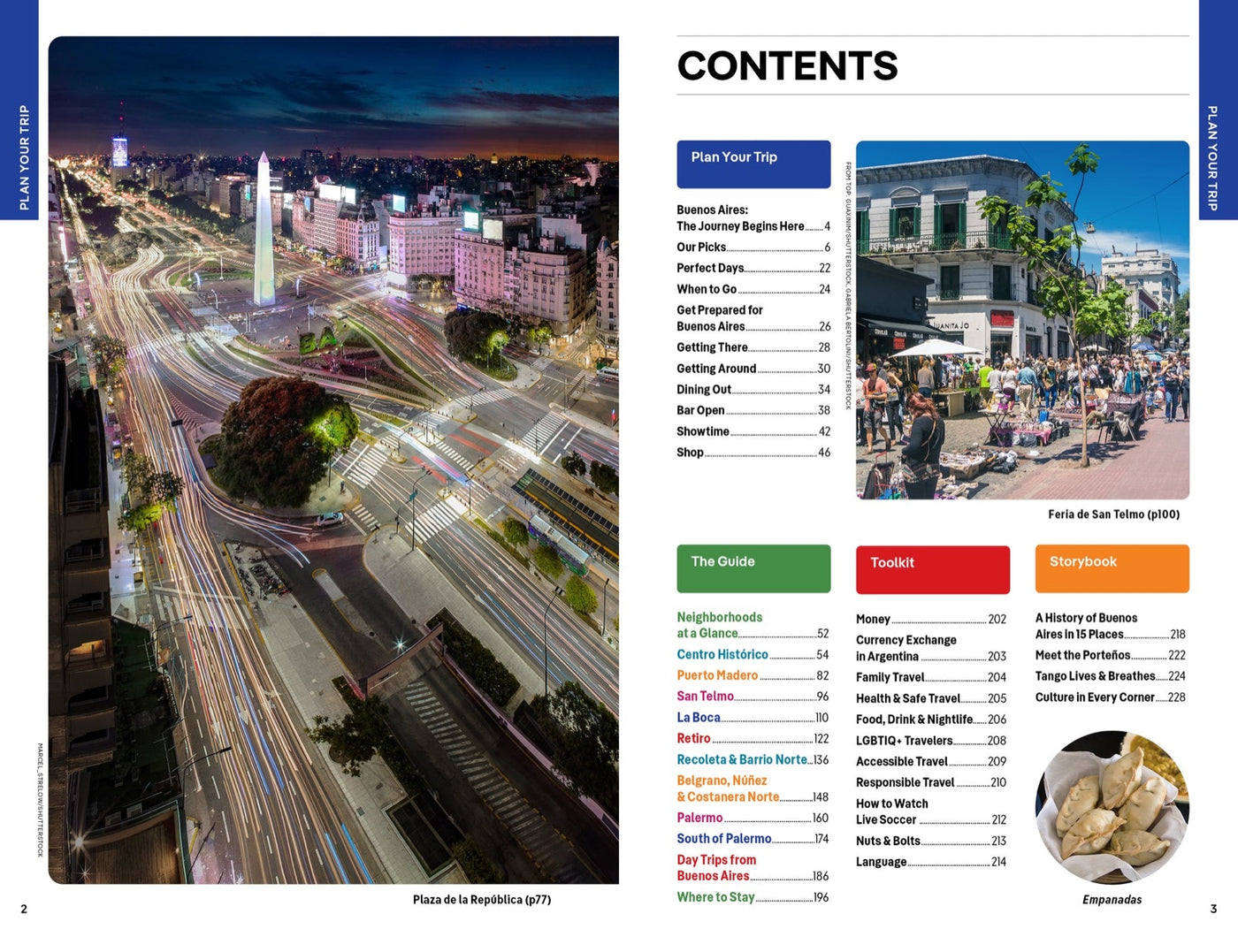 Lonely Planet Buenos Aires inside page 1