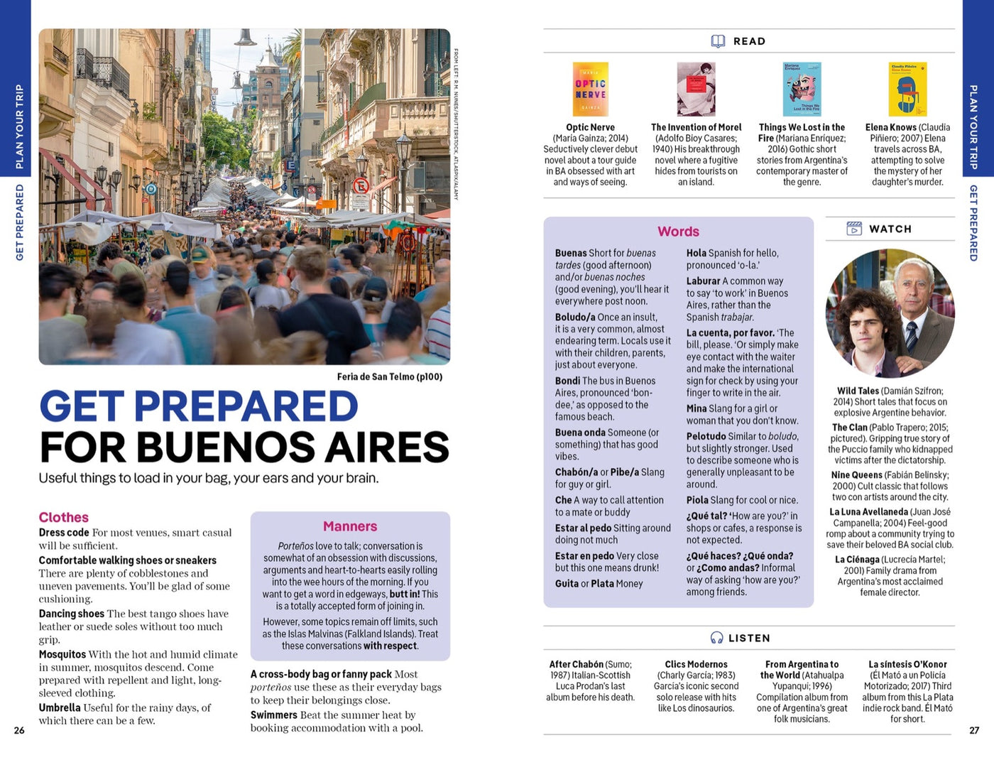 Lonely Planet Buenos Aires inside page 6