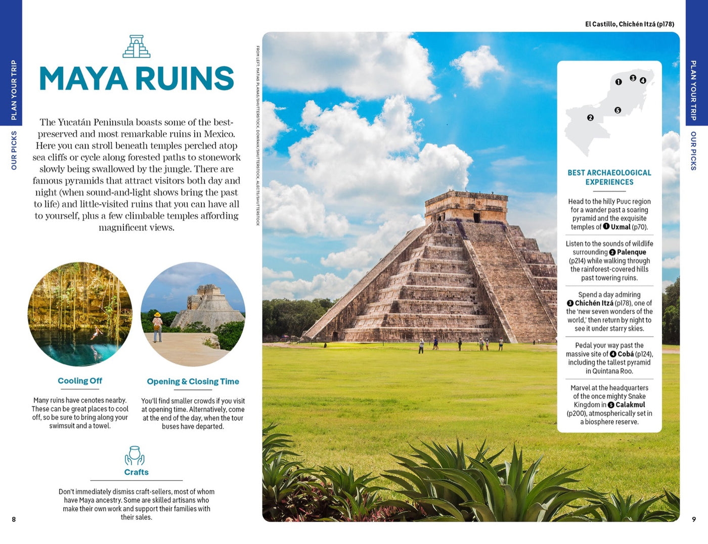 Lonely Planet Cancun, Cozumel & the Yucatan inside page 4