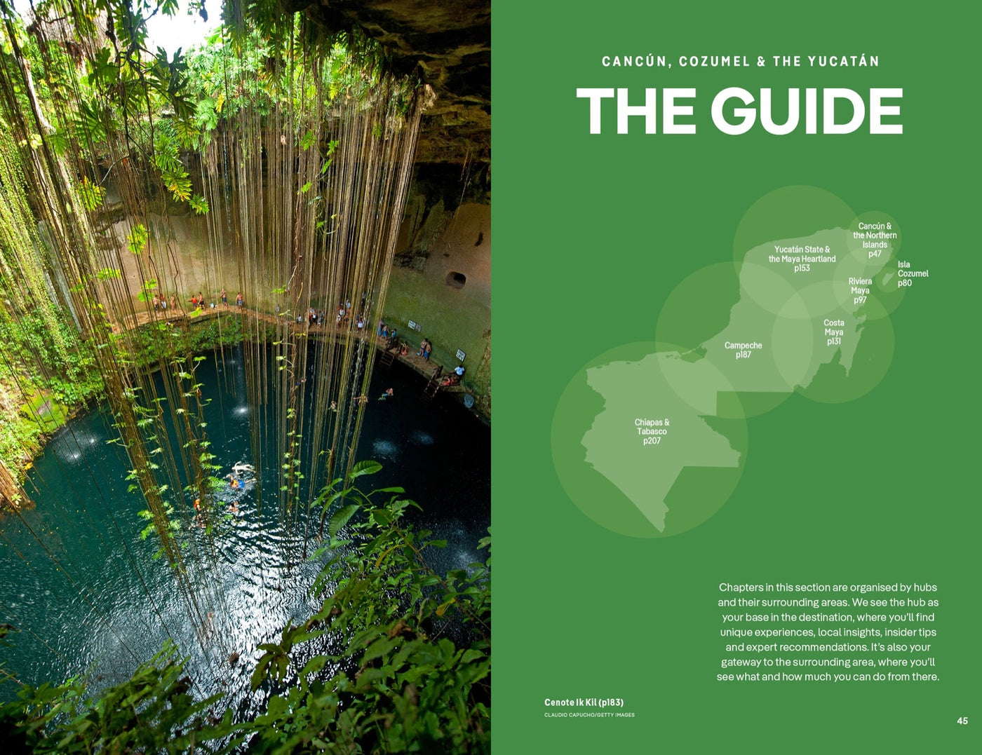 Lonely Planet Cancun, Cozumel & the Yucatan inside page 10