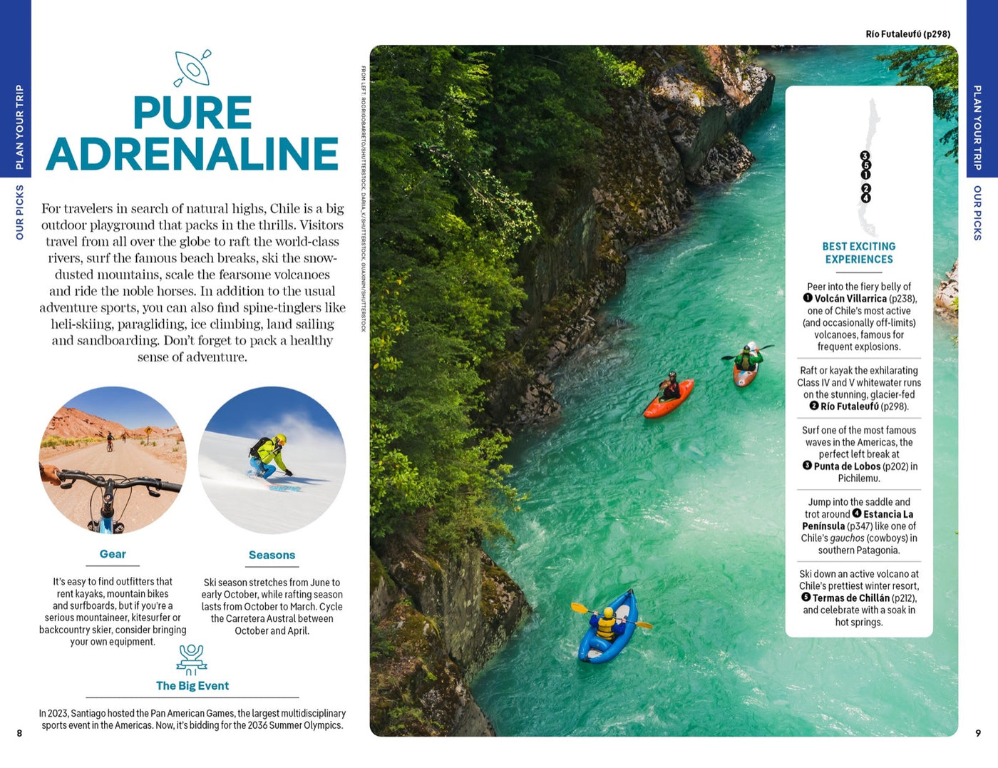 Lonely Planet Chile & Rapa Nui (Easter Island) inside page 4