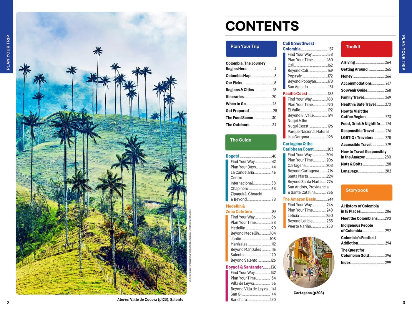 Lonely Planet Colombia inside page 1