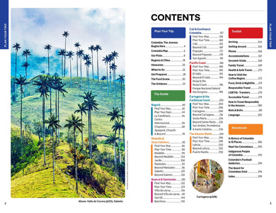 Lonely Planet Colombia inside page 1