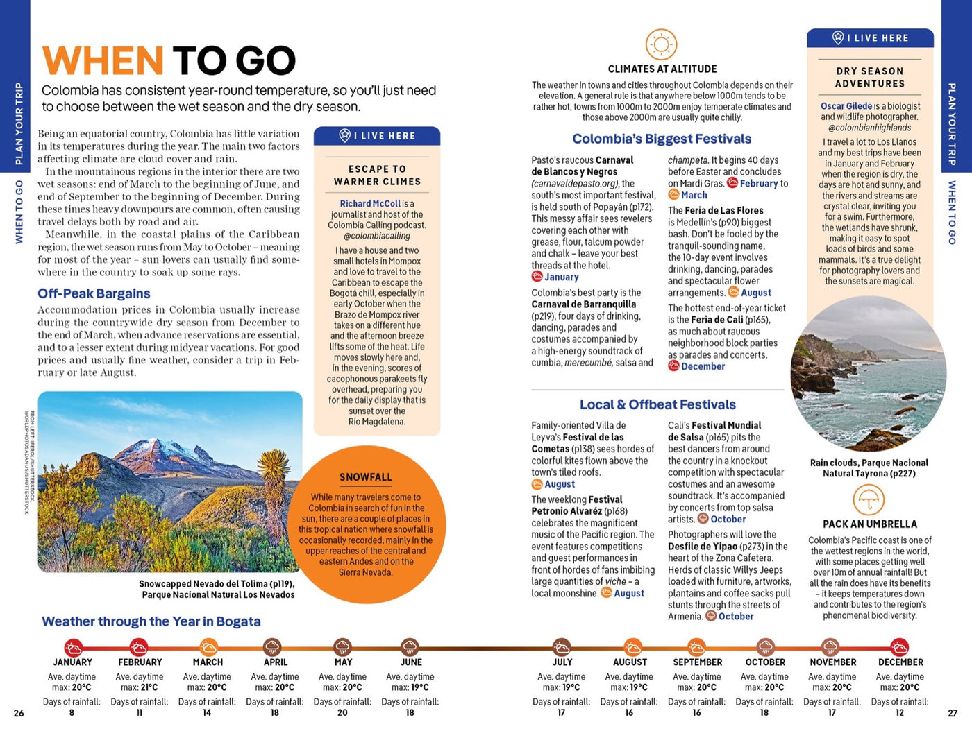Lonely Planet Colombia inside page 6