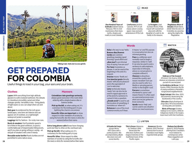 Lonely Planet Colombia inside page 7