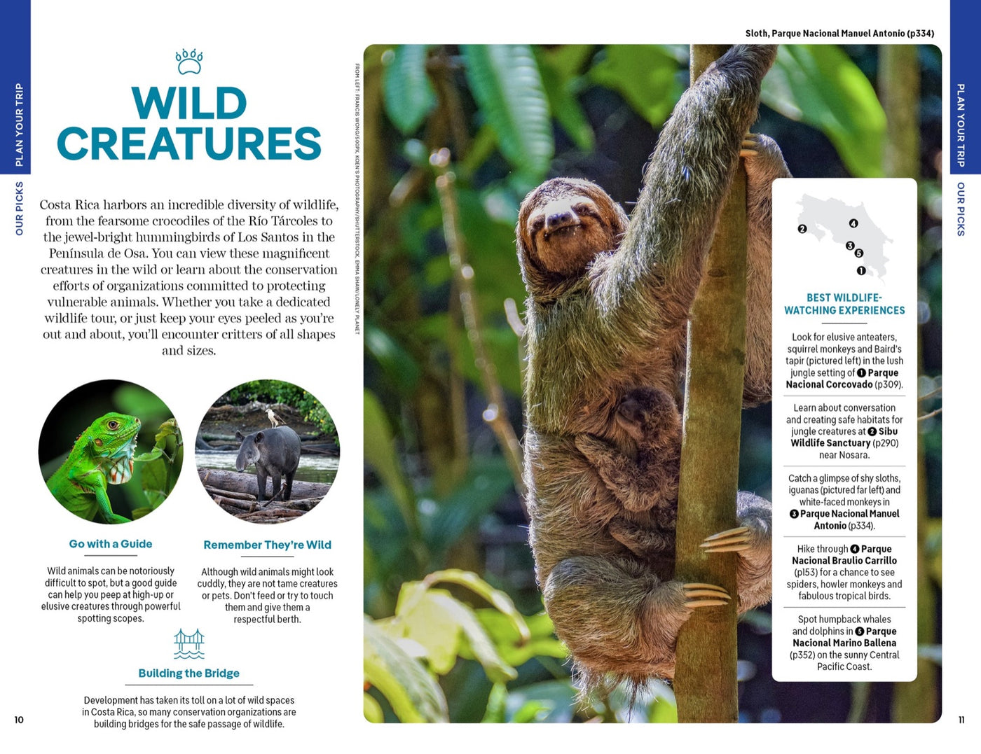 Lonely Planet Costa Rica inside page 4