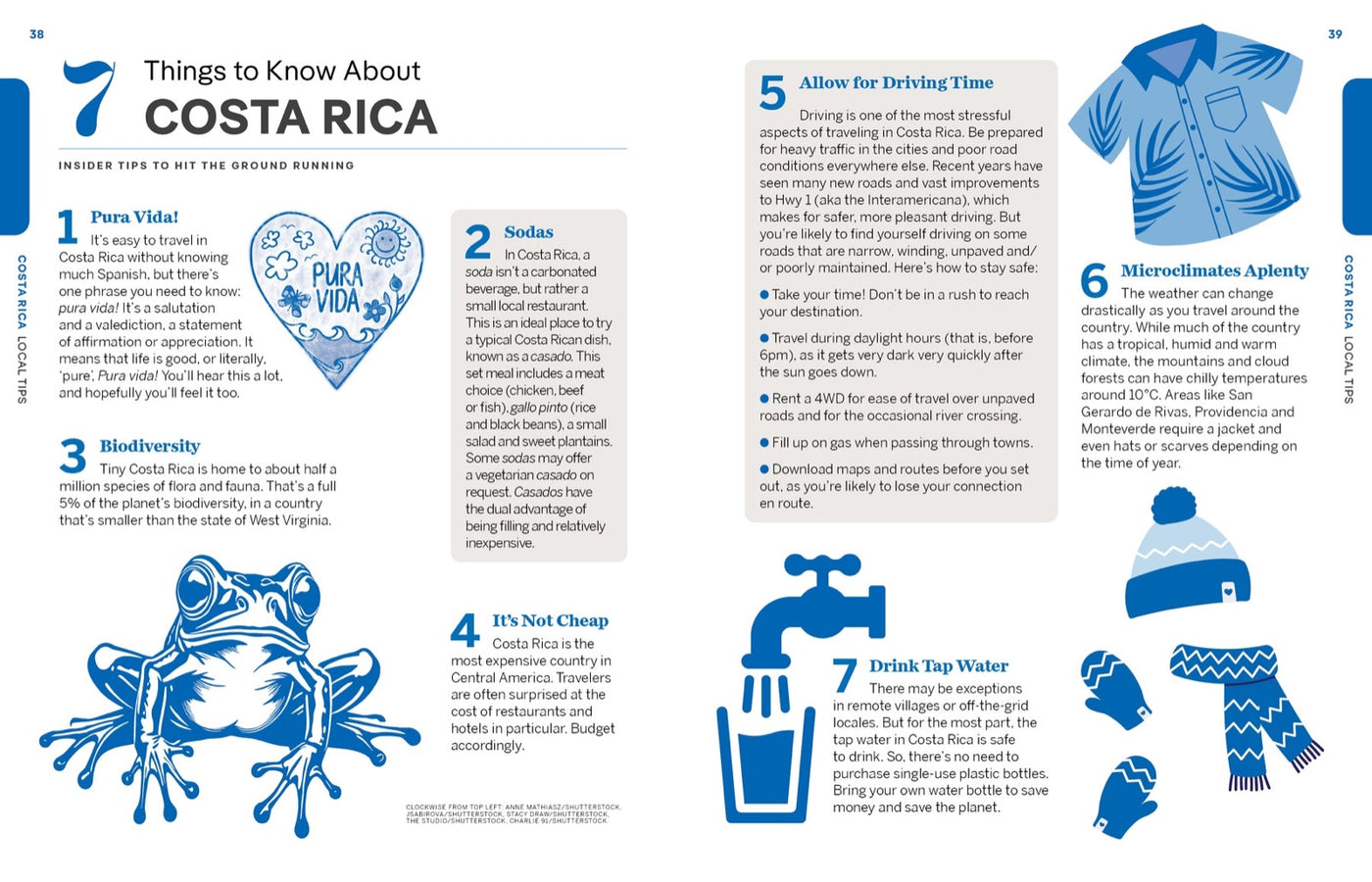 Lonely Planet Experience Costa Rica inside page 6