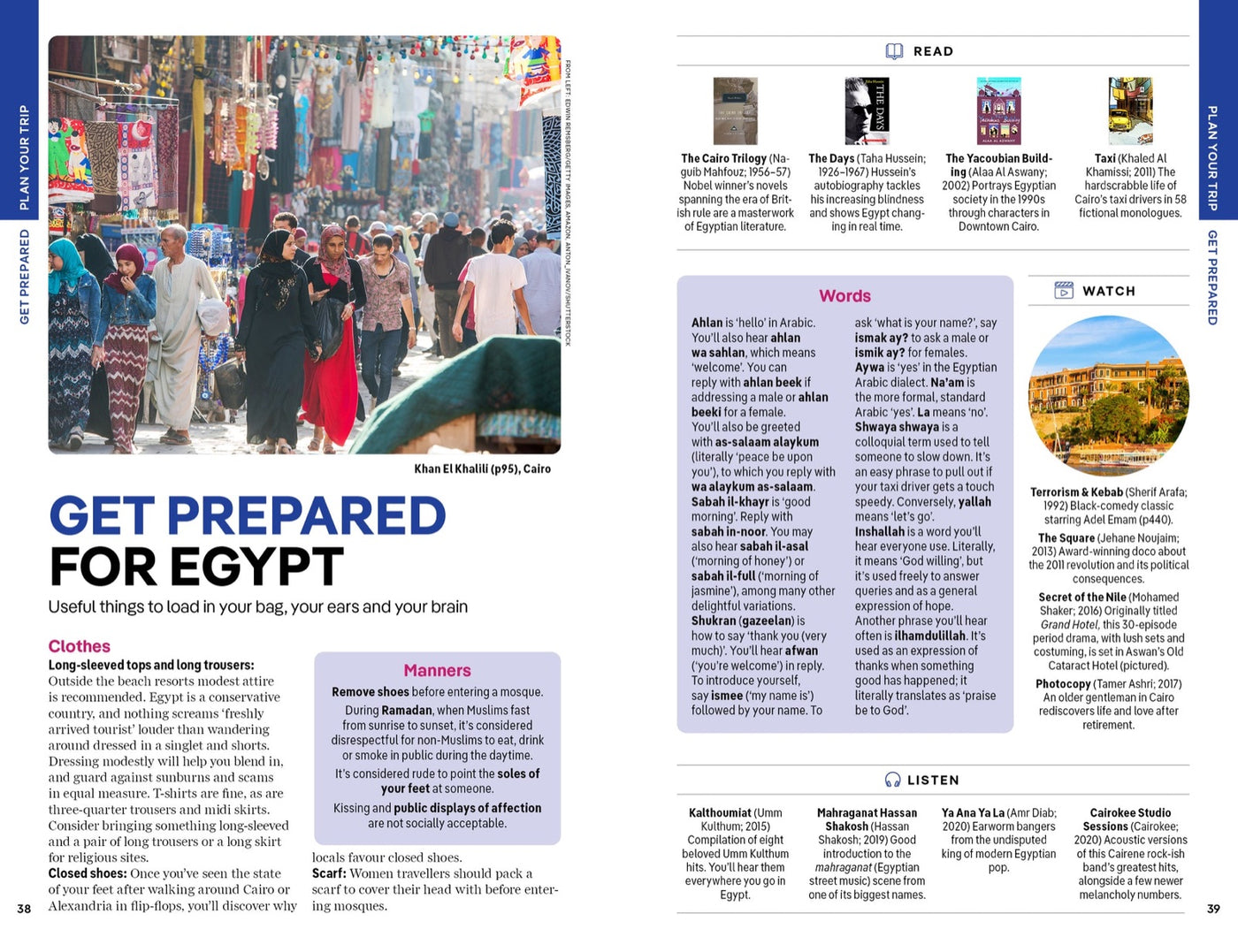 Lonely Planet Egypt inside page 8