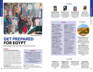 Lonely Planet Egypt inside page 8