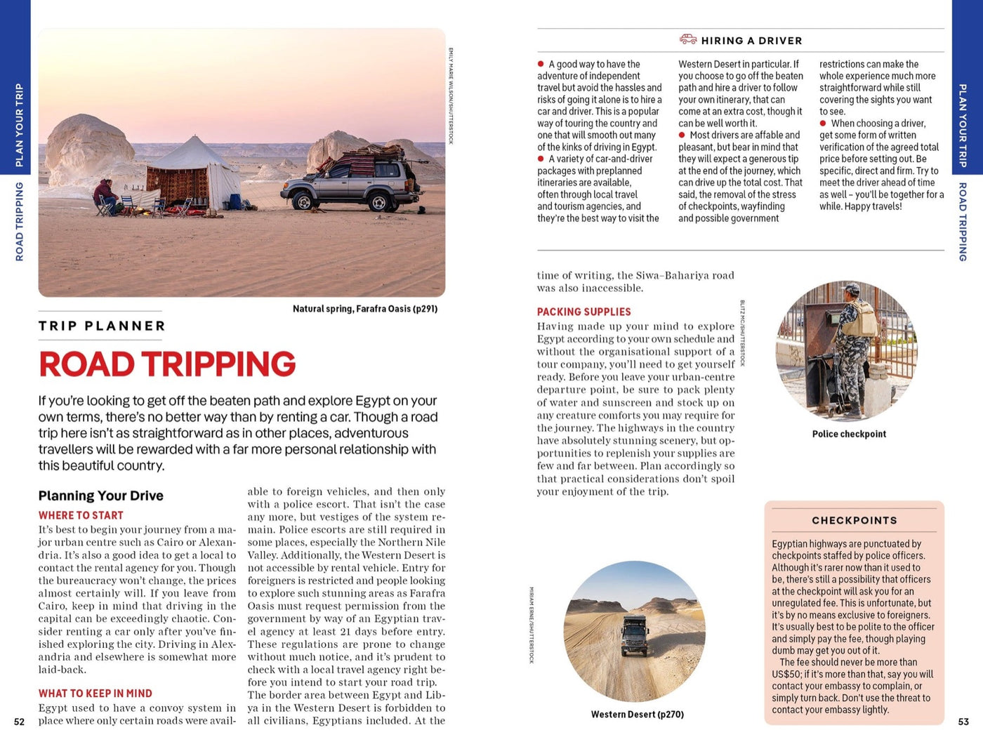 Lonely Planet Egypt inside page 10