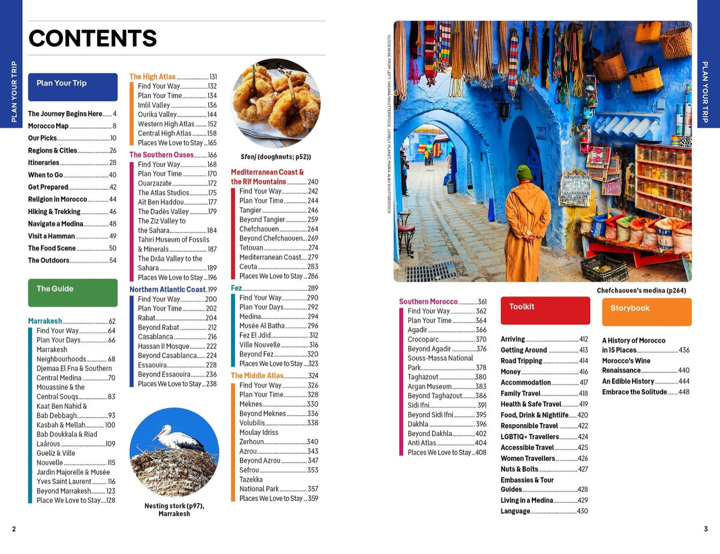 Lonely Planet Morocco inside page 1