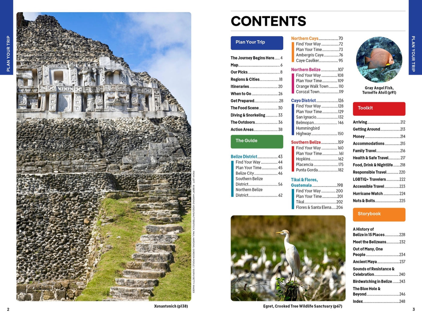 Lonely Planet Belize inside page 1
