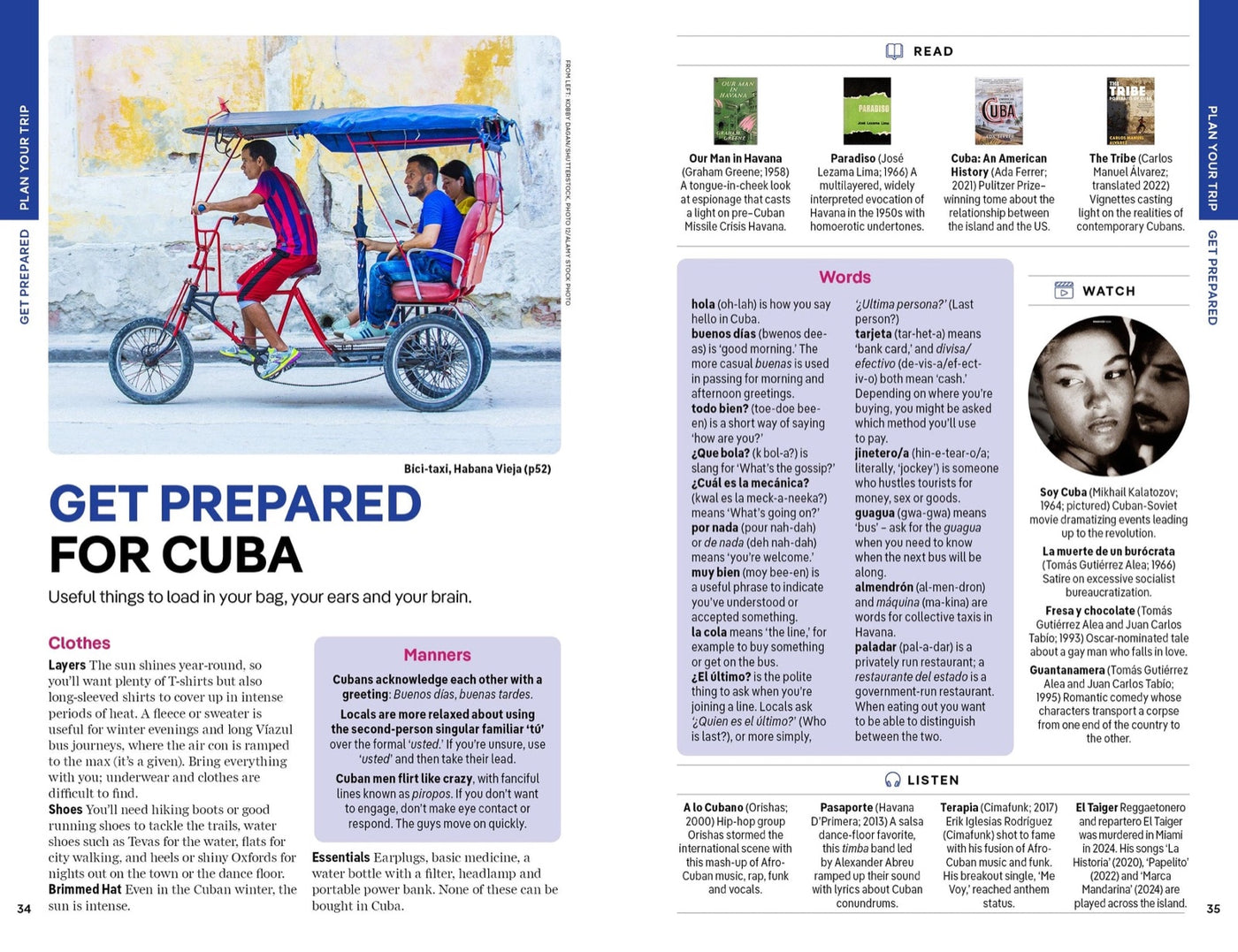 Lonely Planet Cuba inside page 7