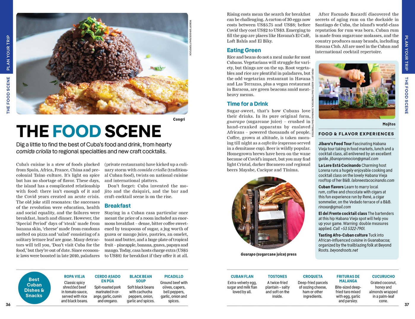 Lonely Planet Cuba inside page 8