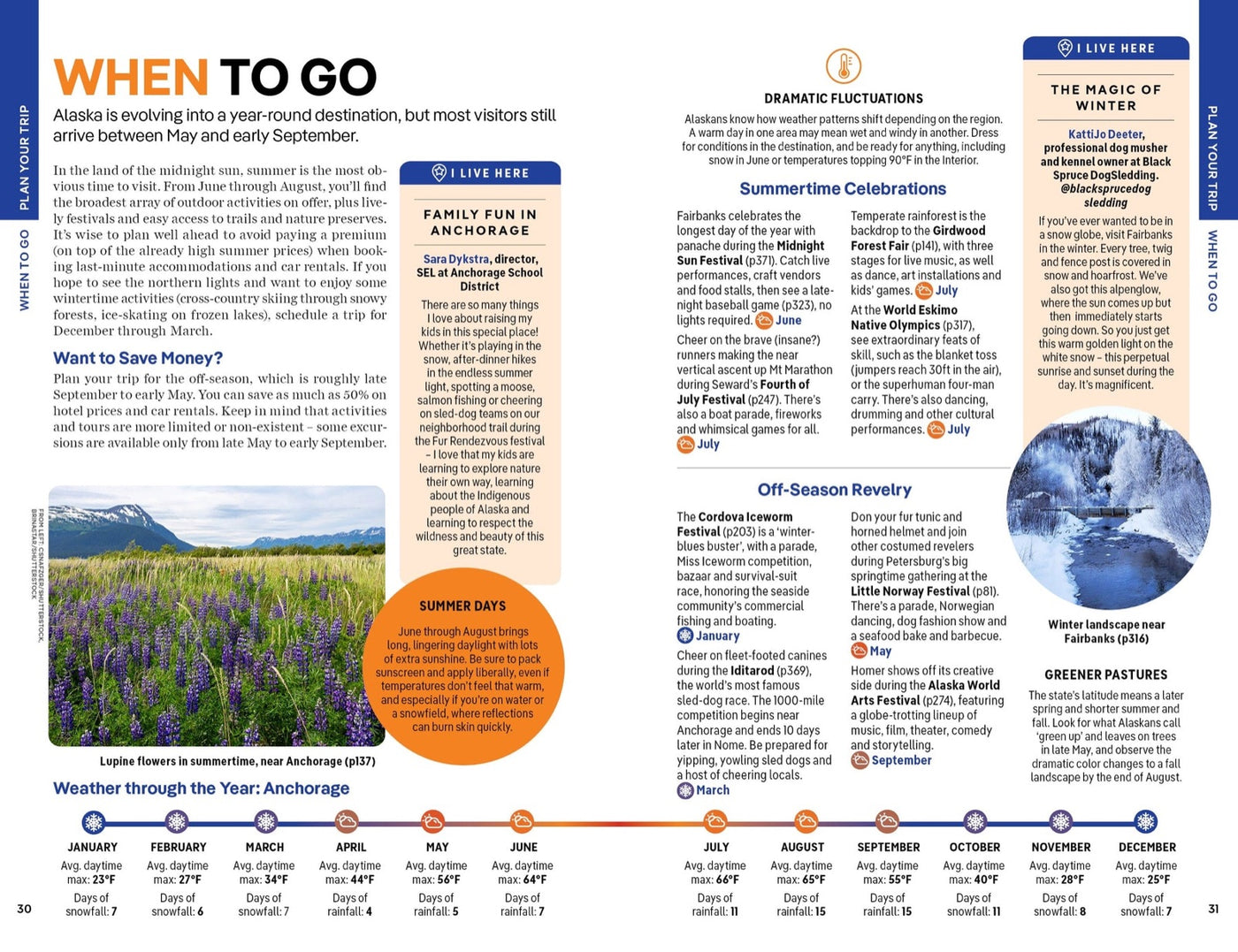 Lonely Planet Alaska inside page 5