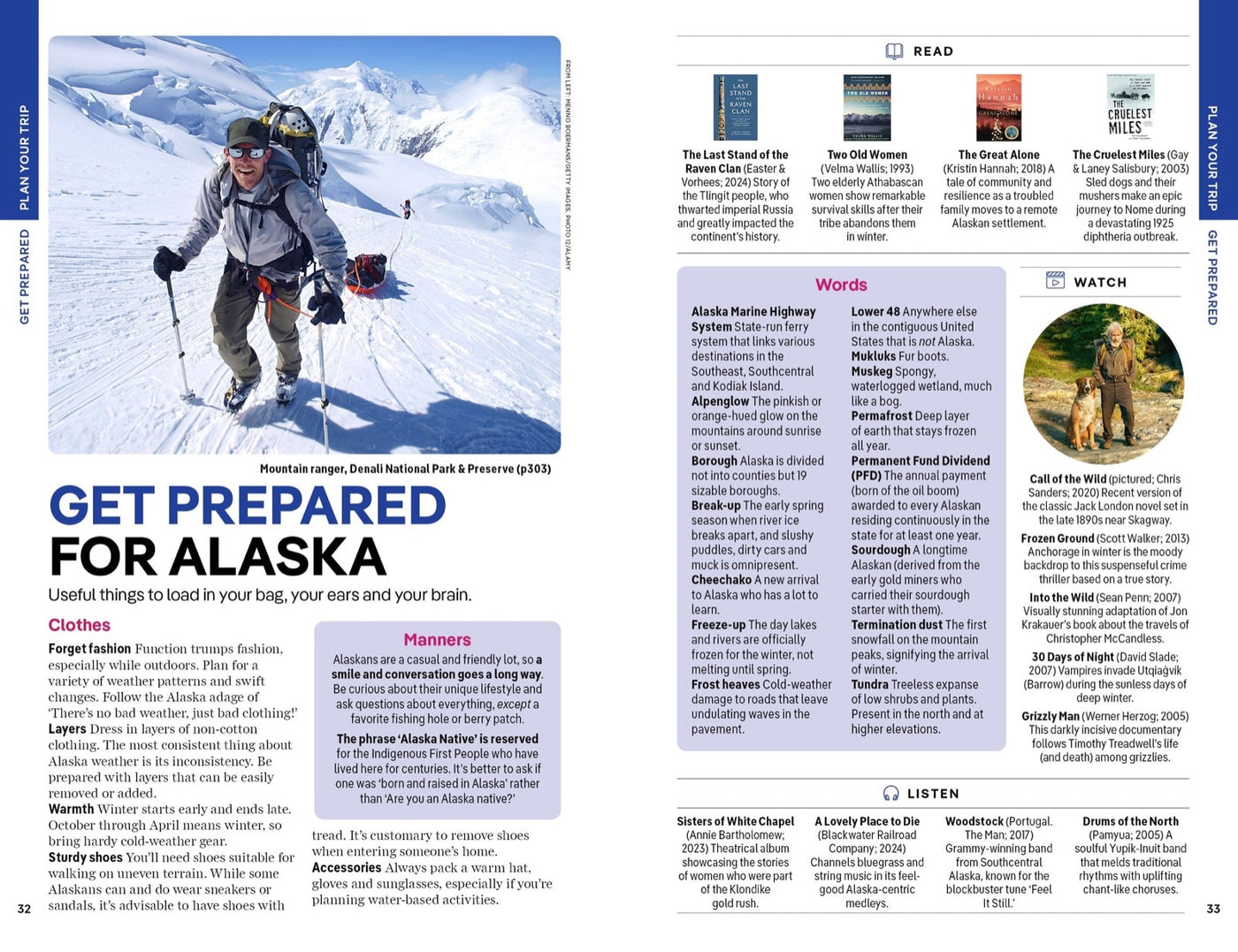Lonely Planet Alaska inside page 6