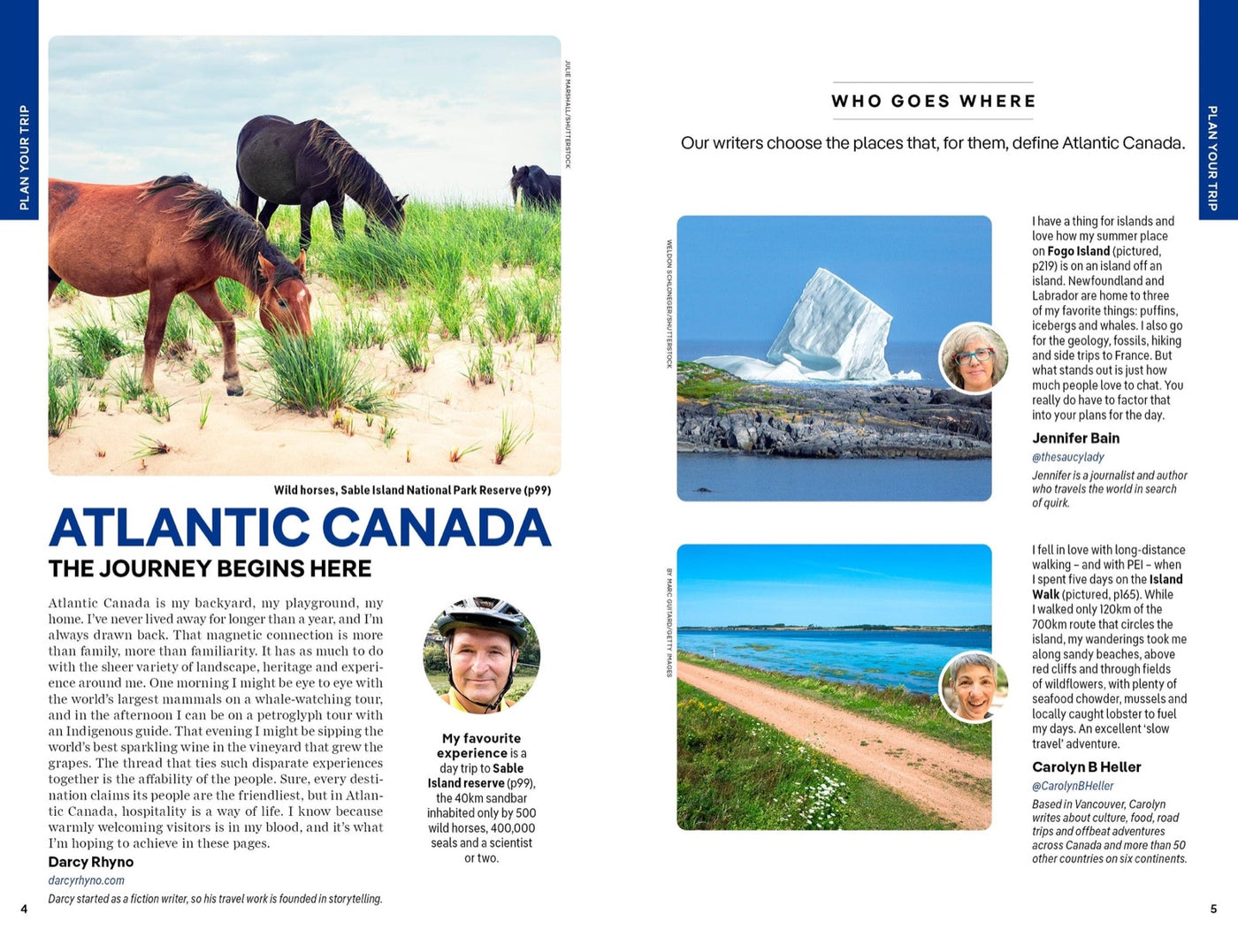 Lonely Planet Atlantic Canada inside page 1