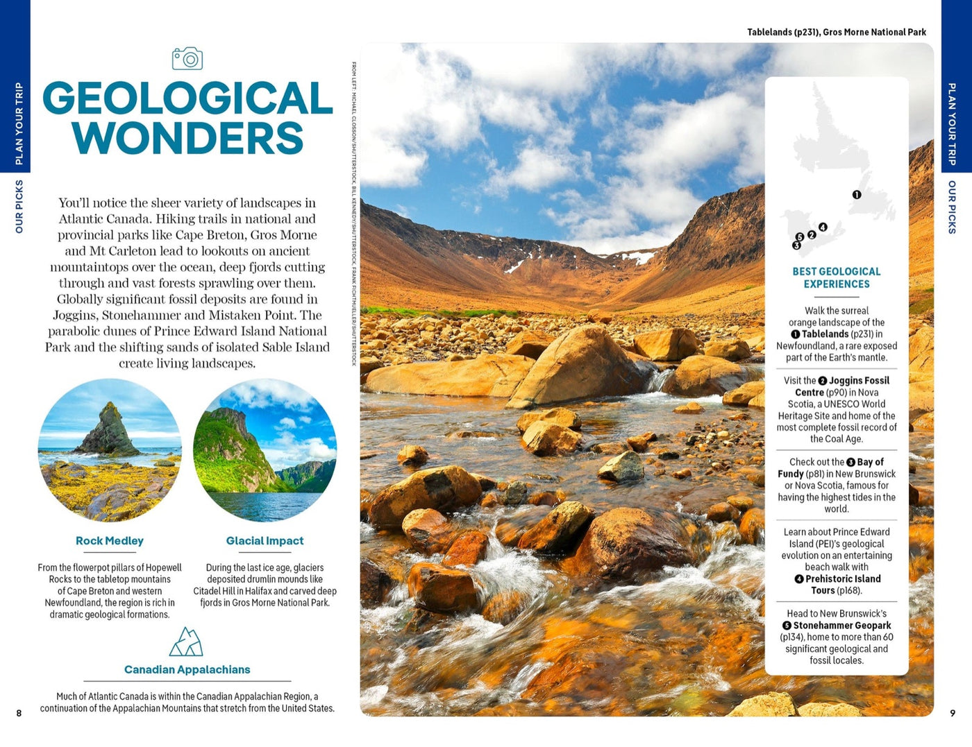 Lonely Planet Atlantic Canada inside page 3
