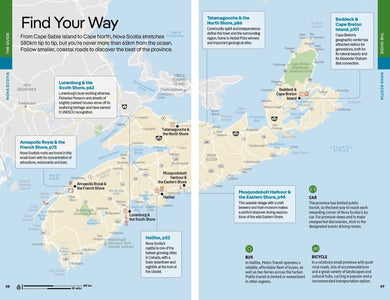 Lonely Planet Atlantic Canada inside page 10