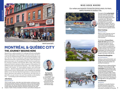 Lonely Planet Montreal & Quebec City inside page 1