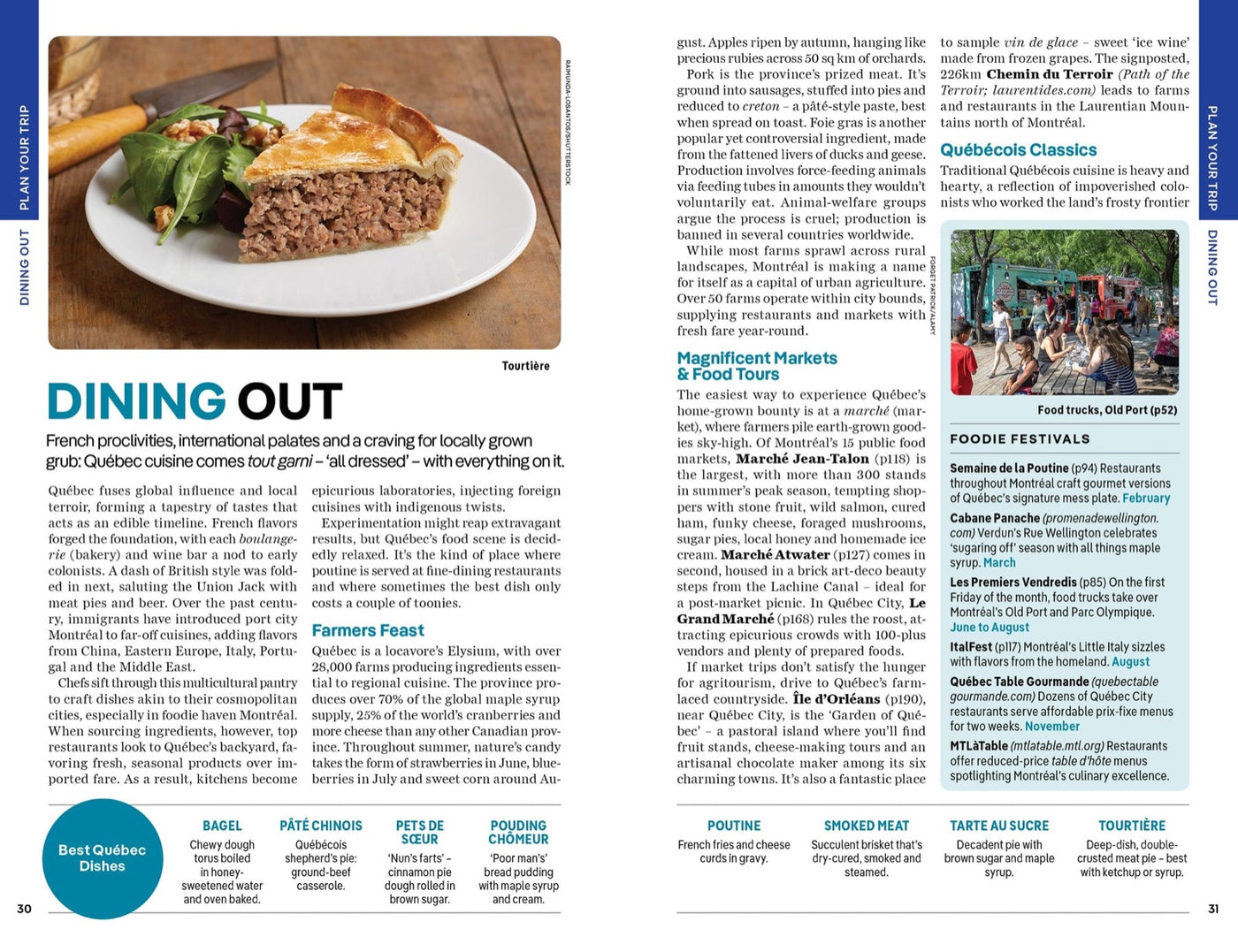 Lonely Planet Montreal & Quebec City inside page 6