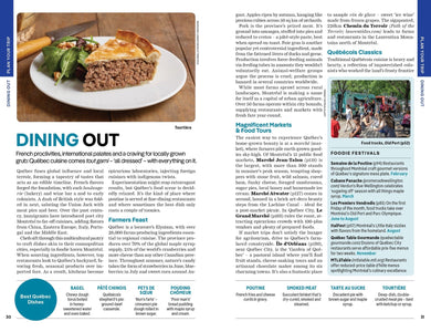 Lonely Planet Montreal & Quebec City inside page 6