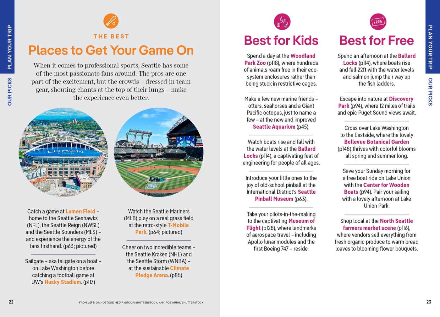 Lonely Planet Pocket Seattle inside page 2