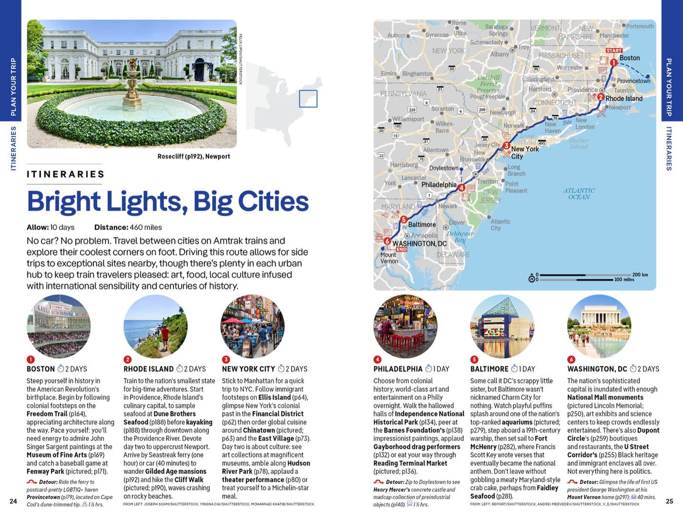 Lonely Planet Eastern USA inside page 4