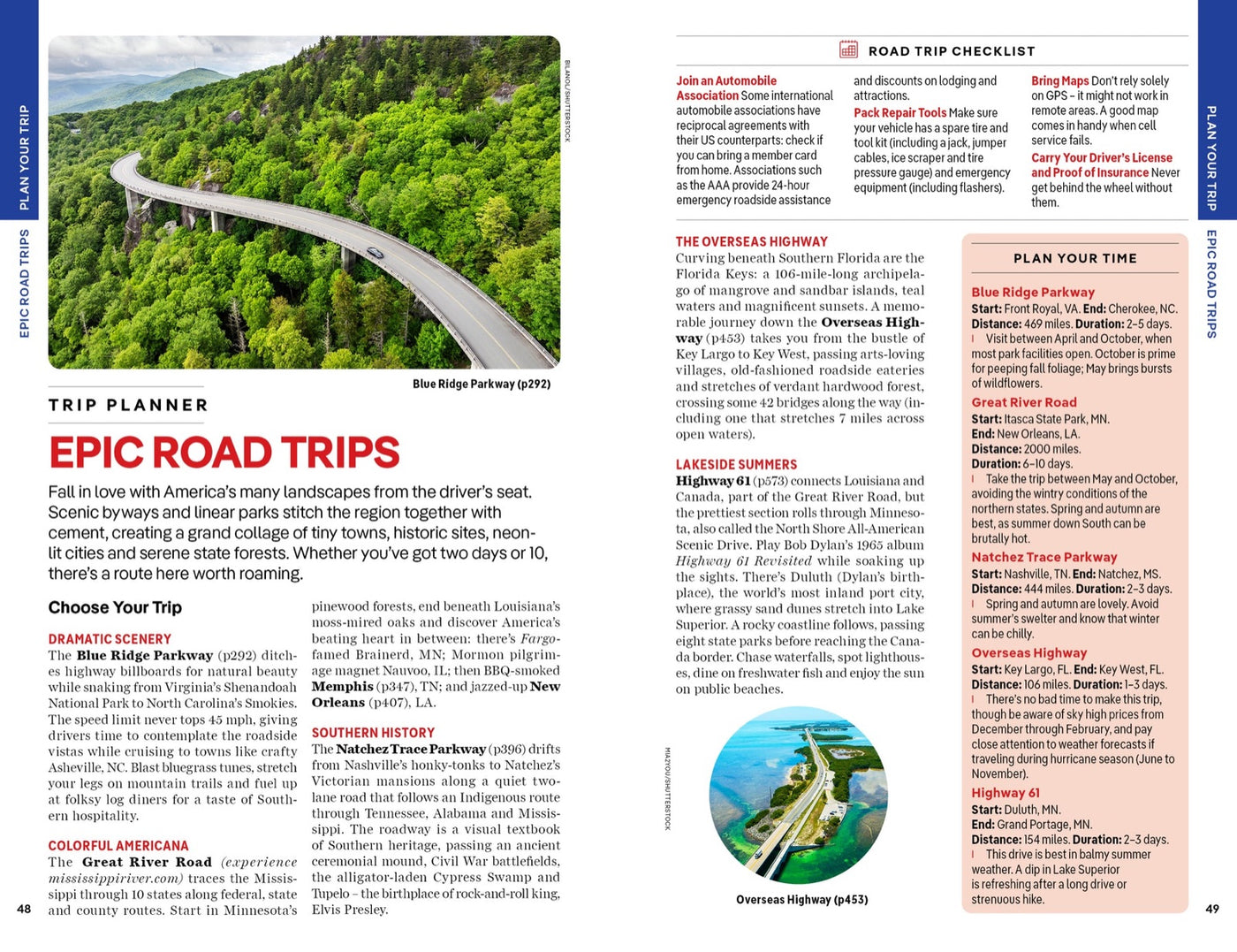 Lonely Planet Eastern USA inside page 8