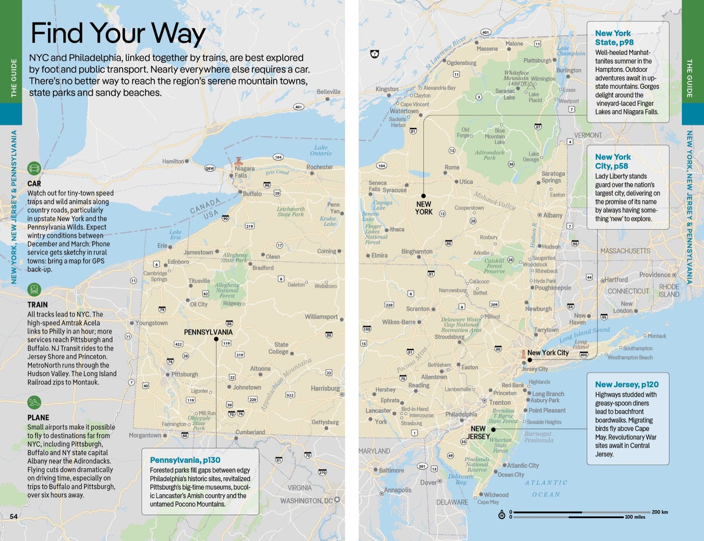 Lonely Planet Eastern USA inside page 10