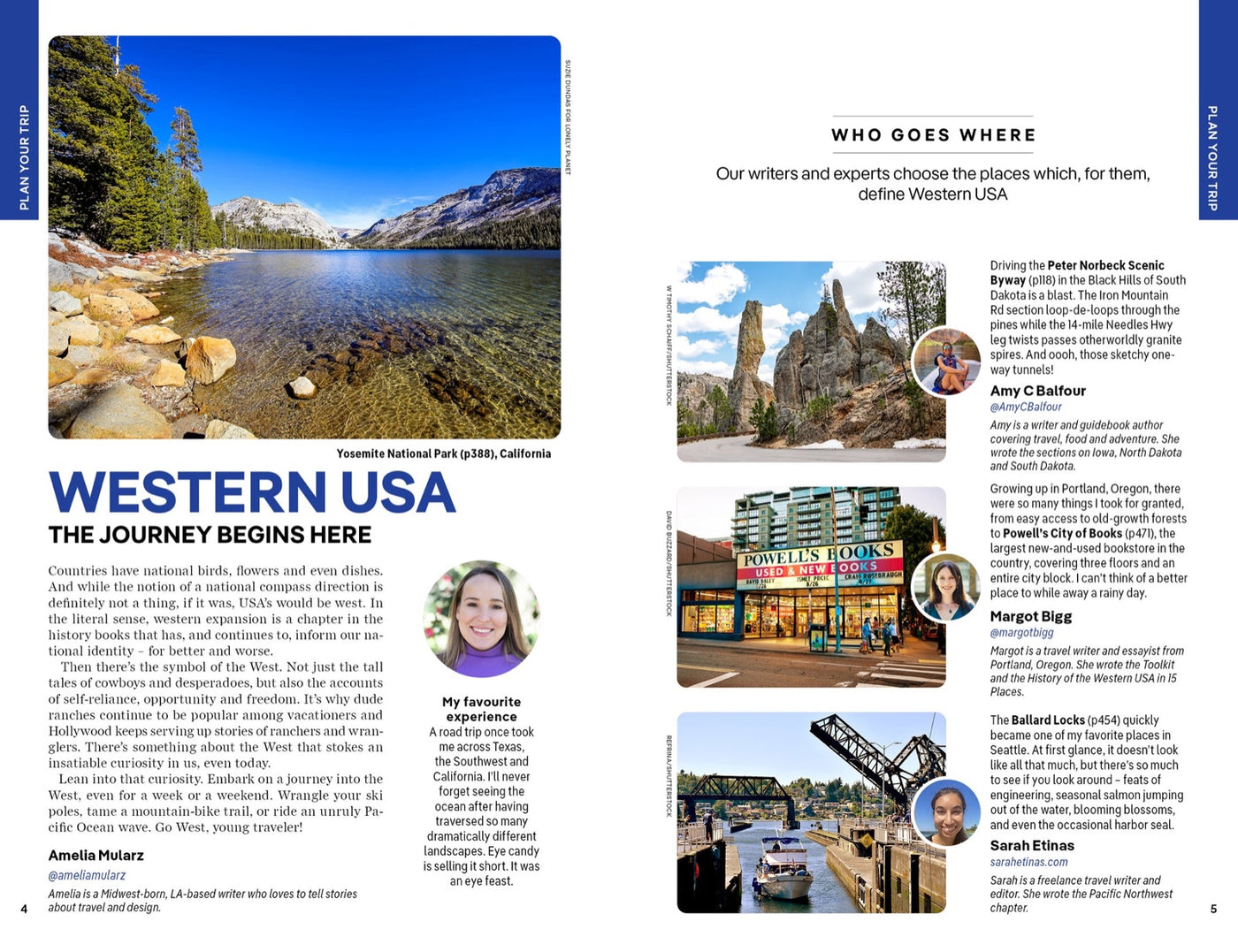 Lonely Planet Western USA inside page 1