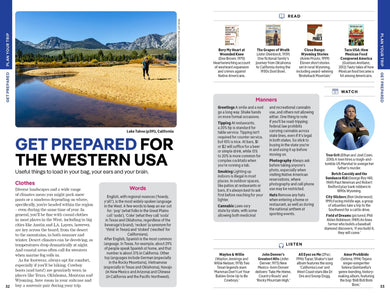 Lonely Planet Western USA inside page 6