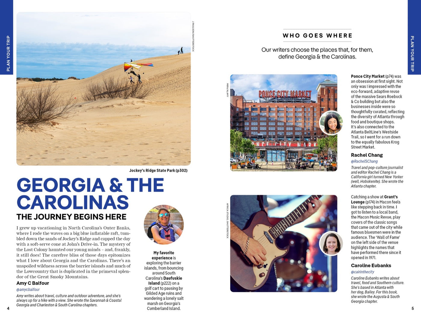 Lonely Planet Georgia & the Carolinas inside page 2